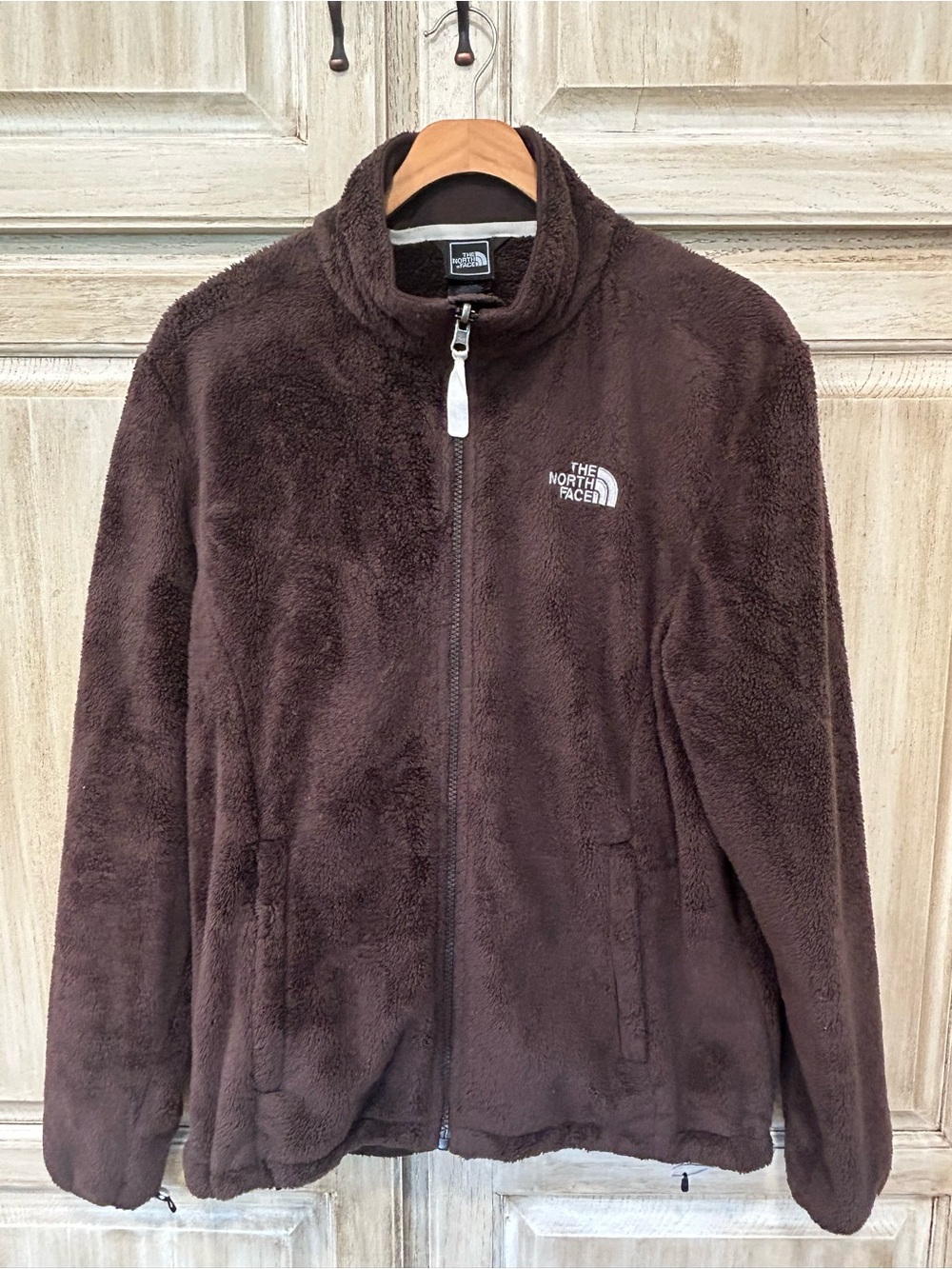 The North Face Brown Sherpa Fleece Jacket